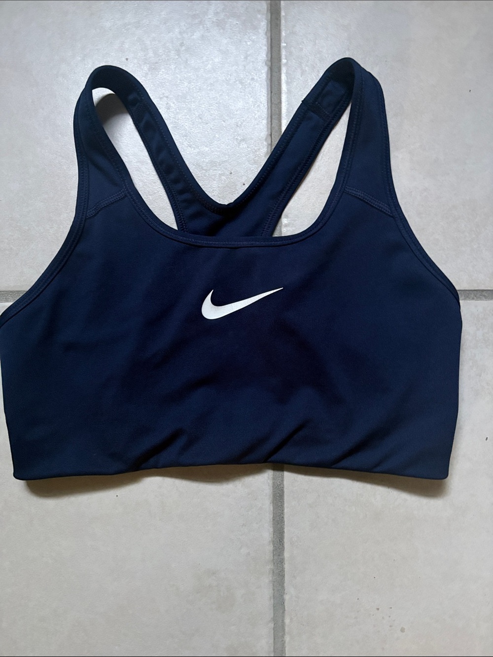 Nike Navy Racerback Sports Bra